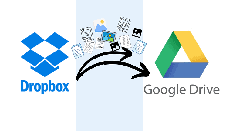 dropbox to google drive