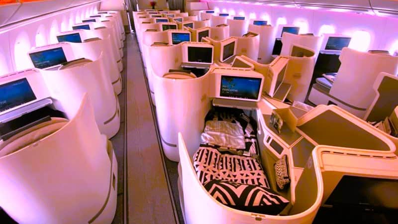 Fiji Airways Business Class Seats