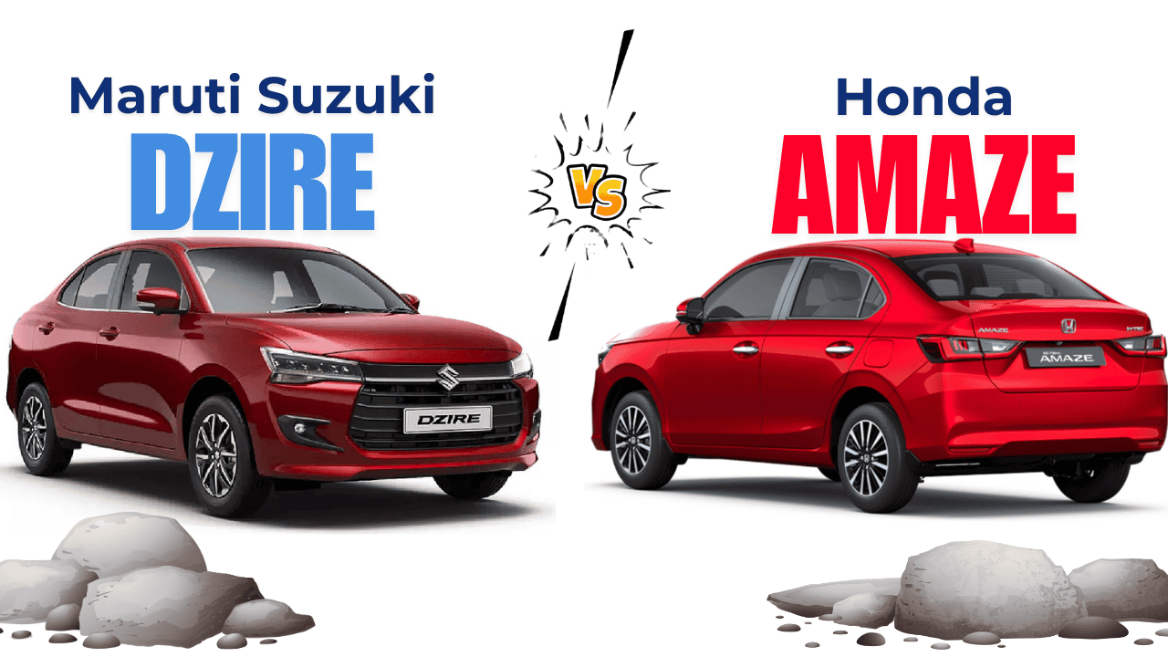 honda amaze vs maruti dzire