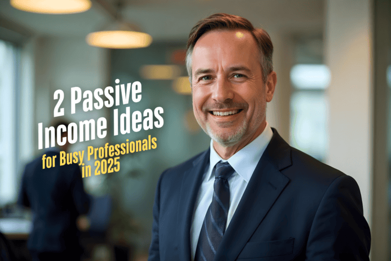 2 Passive Income Ideas for Busy Professionals in 2025